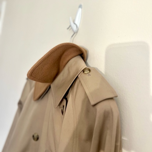 Burberry Men’s Wool Lined Removable Trench Coat Nova Check - Picture 8 of 16